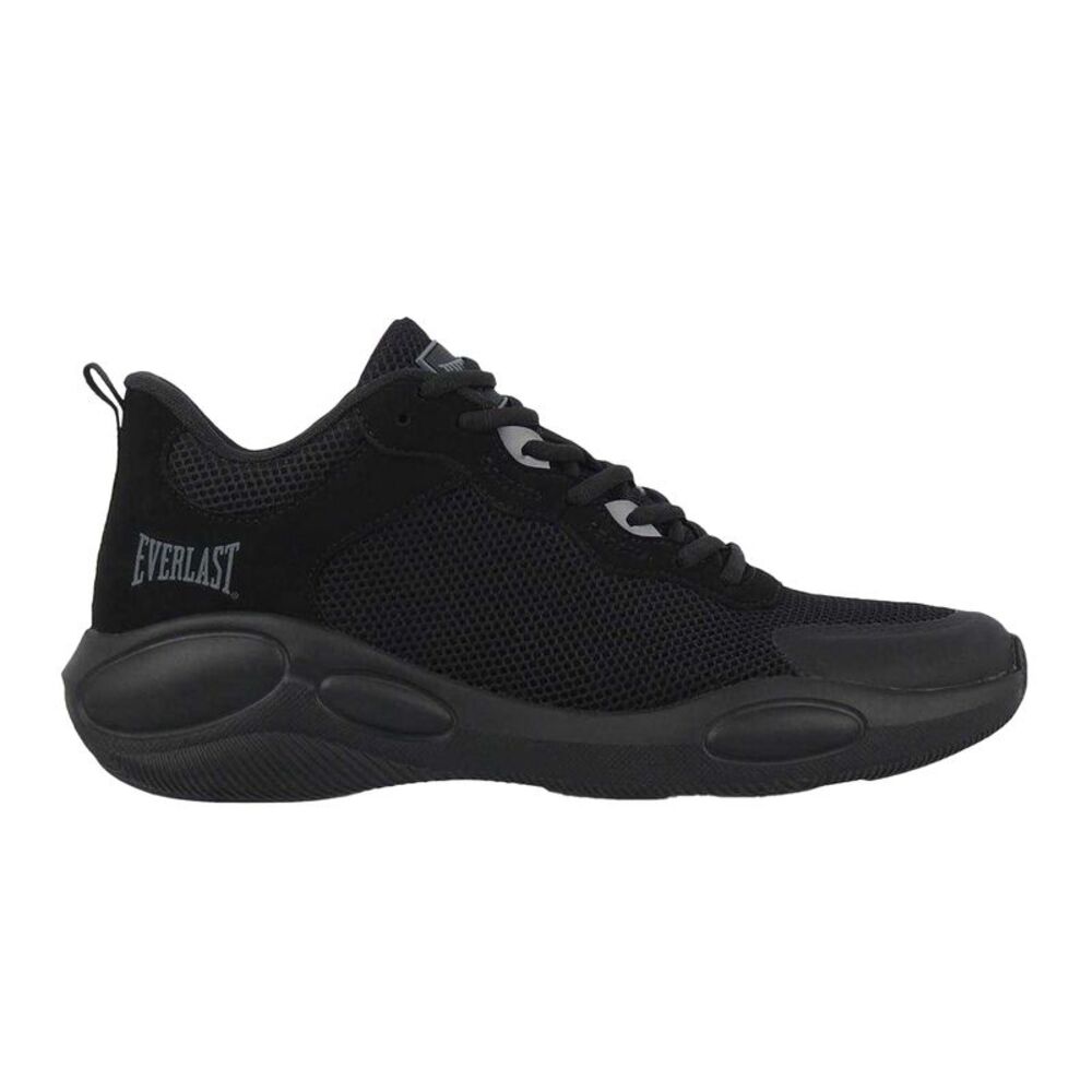 Everlast Mens Crossover Mesh Basketball Sneakers / Black/Charcoal